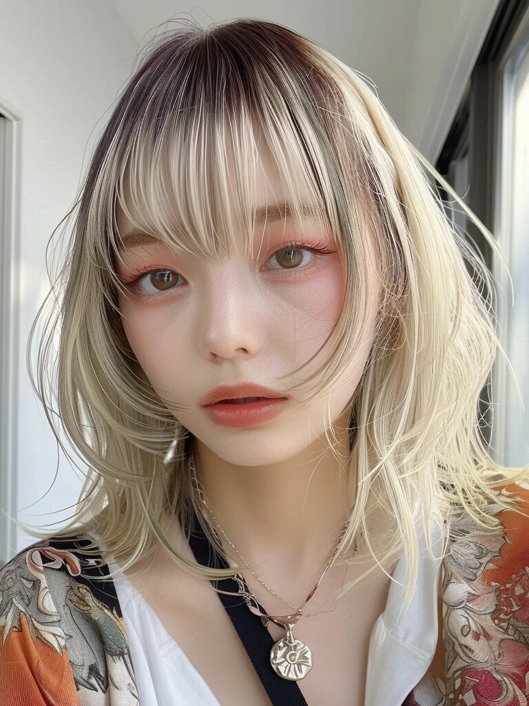 LEA 新越谷のブルーブラックのボブ
