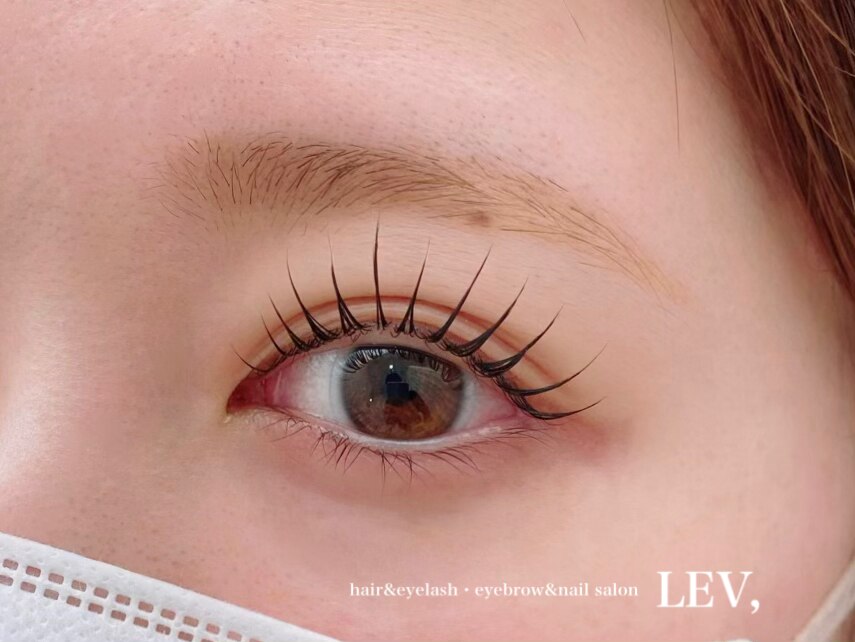 LEVアイラッシュのまつげデザイン